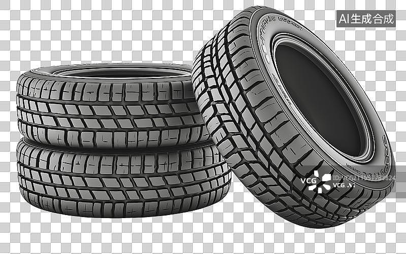 【AI数字艺术】汽车轮胎免抠元素图片素材