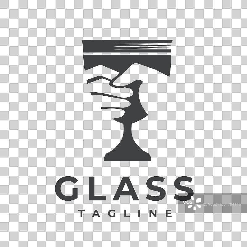 手持香槟酒杯的酒杯图片素材