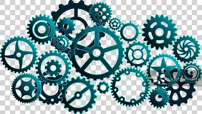 机械齿轮技术图标工程图片素材