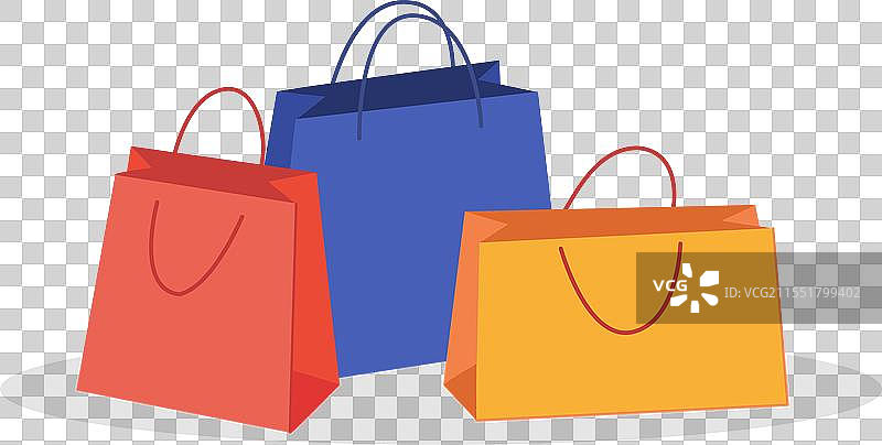 购物袋 零售 销售 购买 彩色图标图片素材