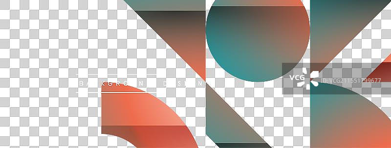 简单的几何形状 - 动态几何图片素材