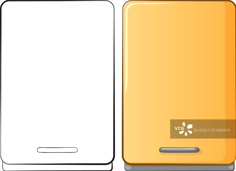 两张卡片，一张空白，一张填写完毕，放在一起。图片素材