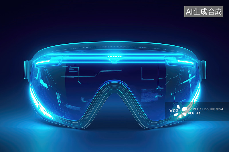 【AI数字艺术】VR智能眼镜图片素材