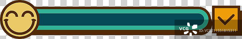 进度条贴纸套装图片素材