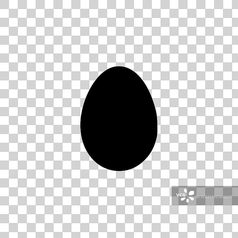 黑白蛋图片素材