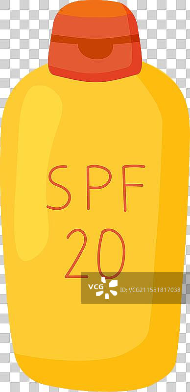 防晒霜 SPF 20 乳液慕斯 夏季化妆品图片素材