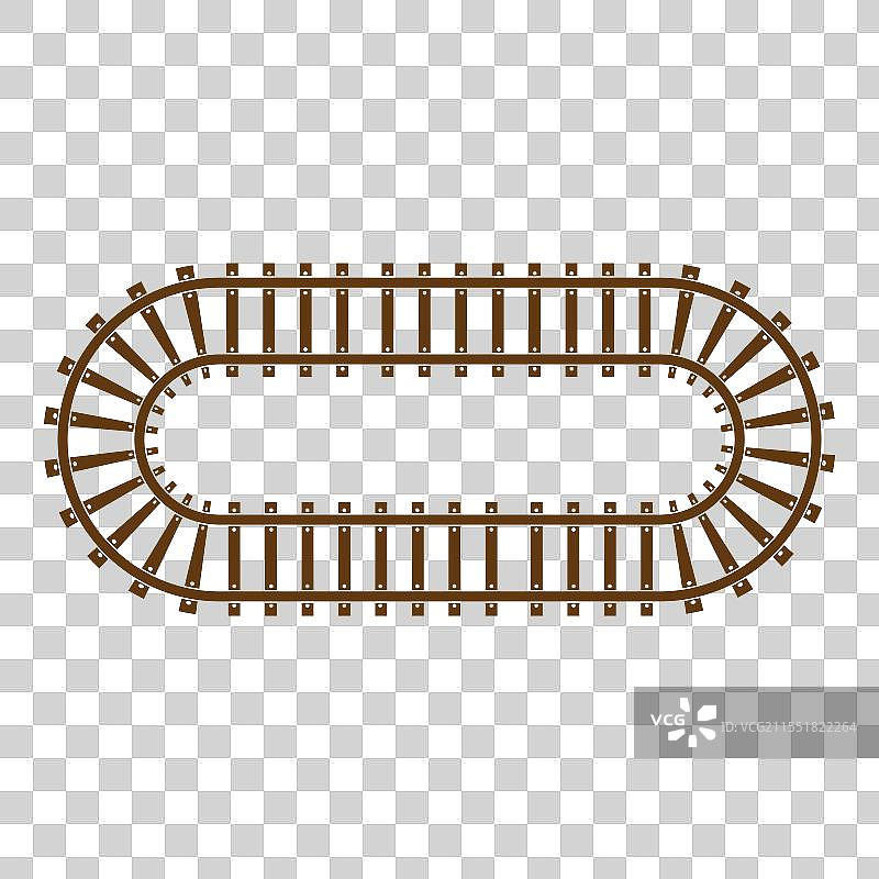 铁路轨道标志图标设计模板图片素材