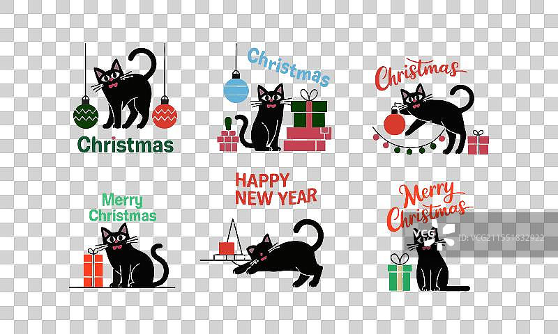 可爱的圣诞主题艺术作品 featuring图片素材