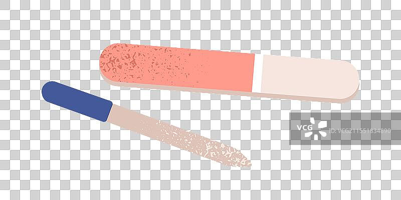 指甲锉和抛光器用于美甲和手部护理图片素材