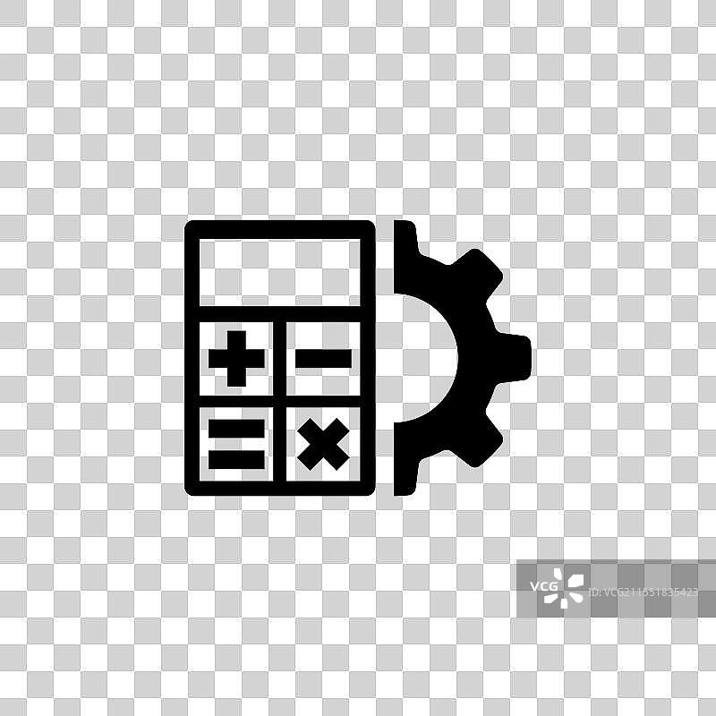 代表金融和设置的多功能图标图片素材
