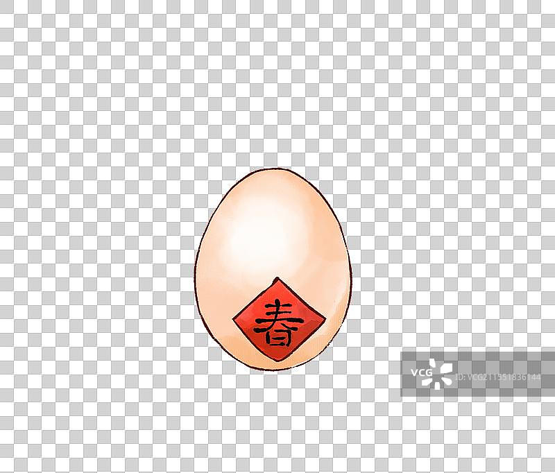 立蛋春分节气插画元素图片素材