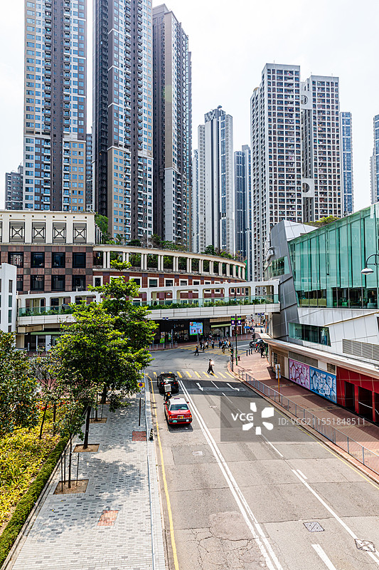 香港荃湾区按城市风光图片素材