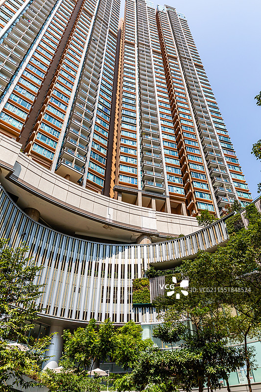 香港荃湾区按城市风光图片素材