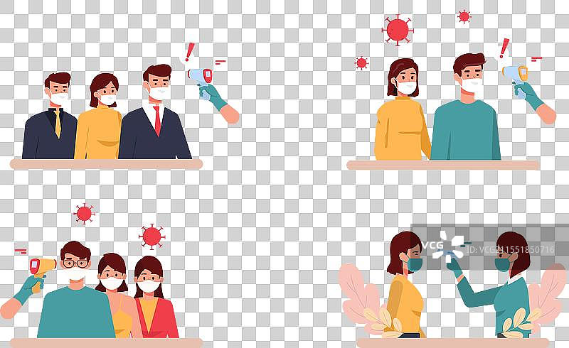 测量体温图片素材