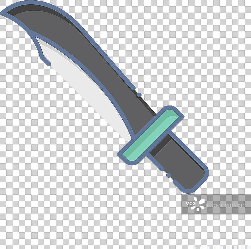 与军事和军队象征相关的刀具图标图片素材