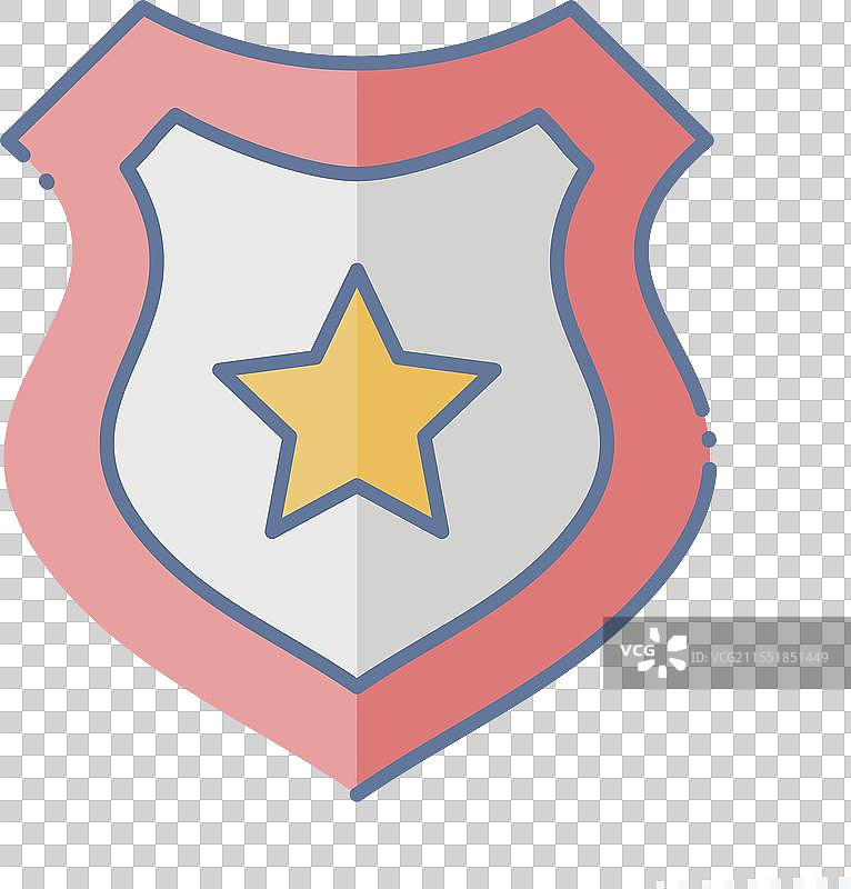 与军事相关的保护盾图标图片素材