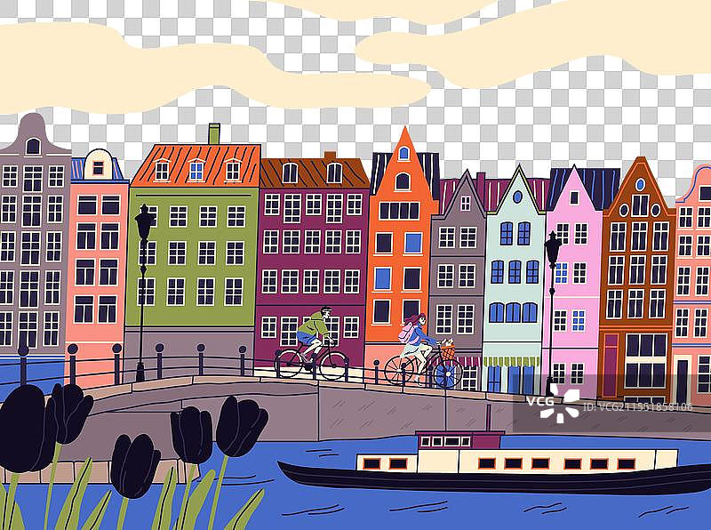 美丽的城市风景图片素材