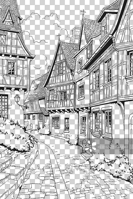 埃吉斯海姆涂色页图片素材