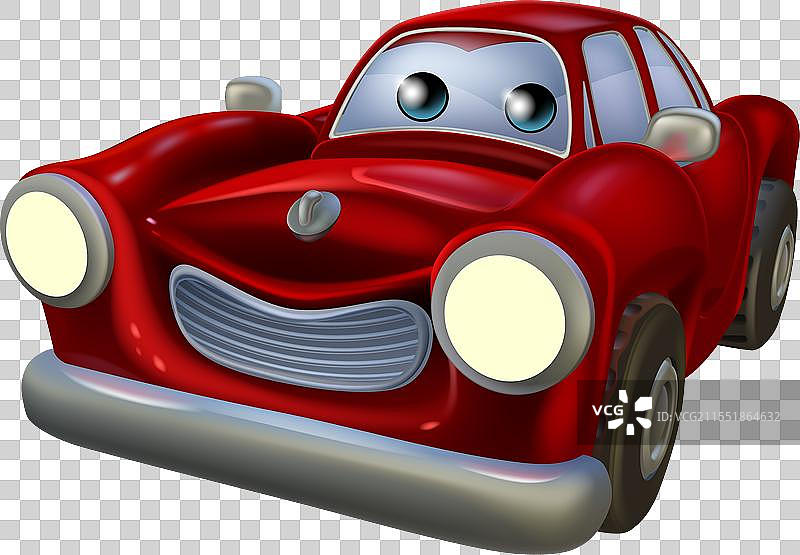 卡通汽车吉祥物图片素材