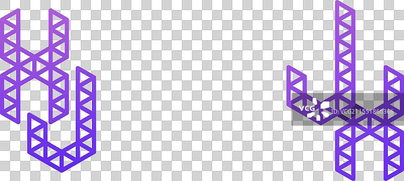 适合的字母jx和xj多边形标志图片素材