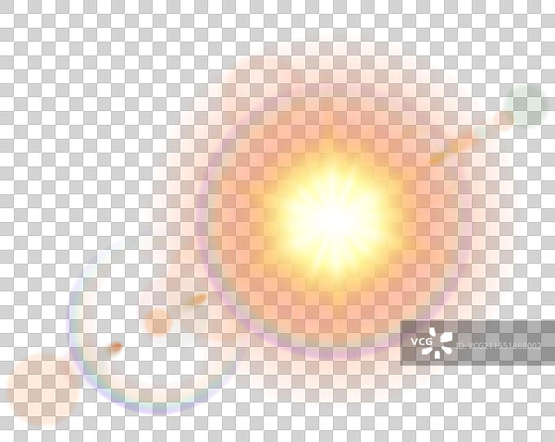 阳光刺眼的真实爆发图片素材