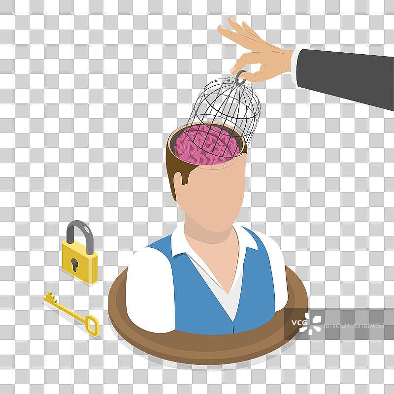 打开你的3D等距平面图图片素材