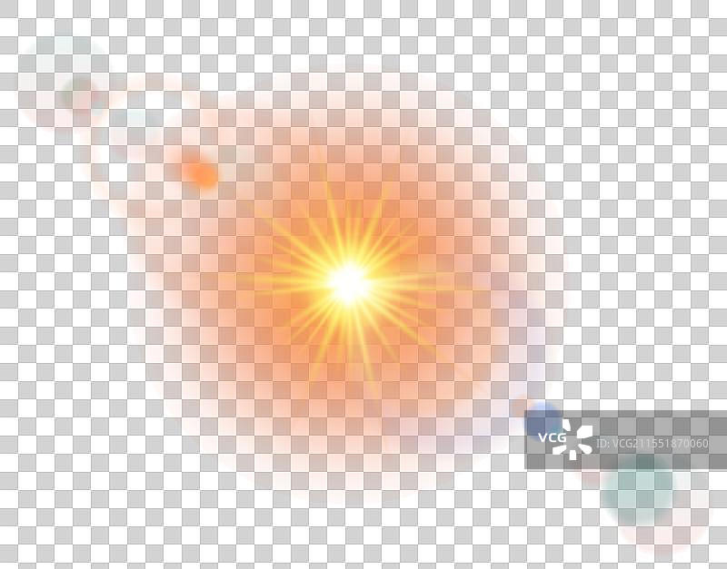 阳光刺眼的真实爆发图片素材