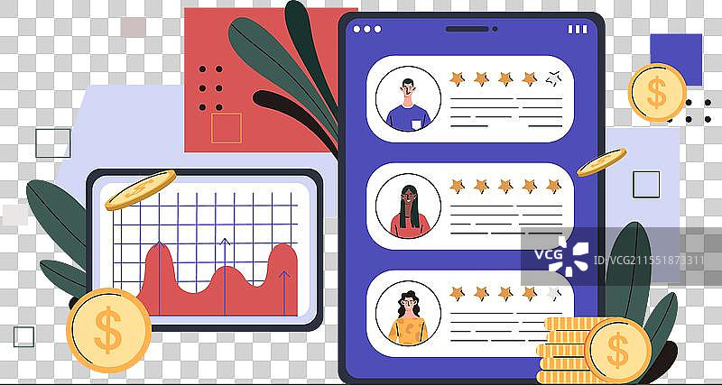 员工评估概念图片素材