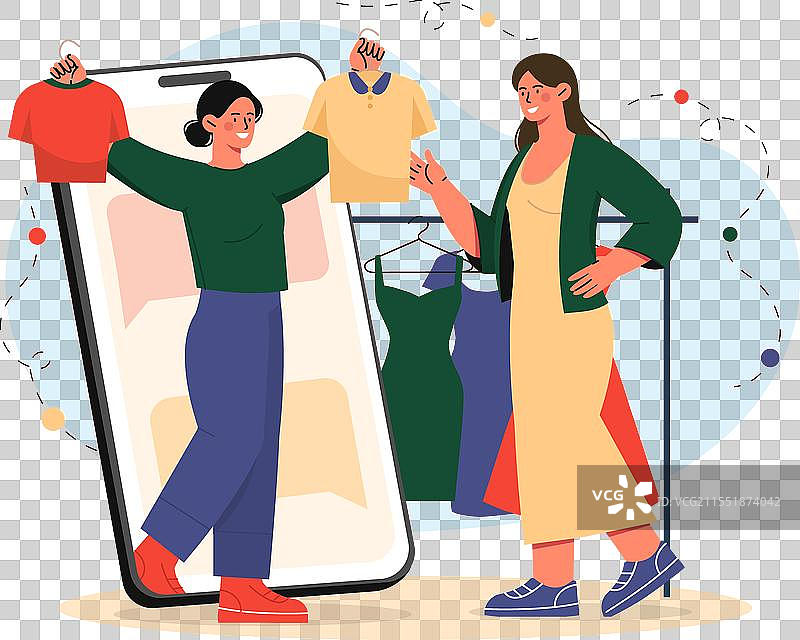 在线造型师与服装图片素材