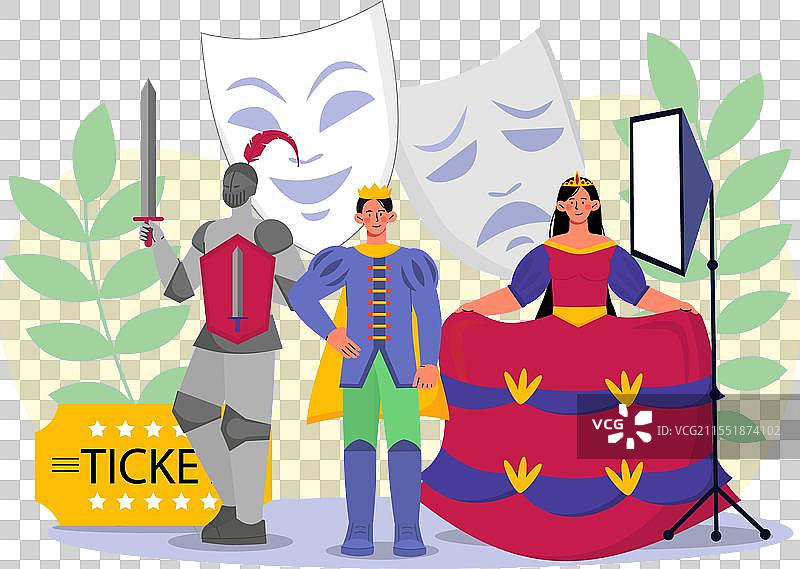 戏剧表演概念图片素材