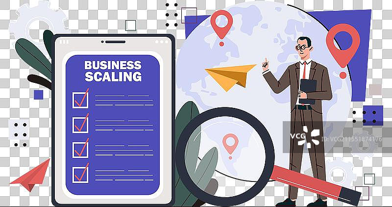 商业扩展概念图片素材