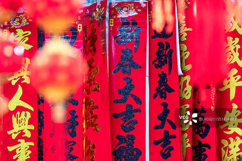 春节对联素材图片图片素材