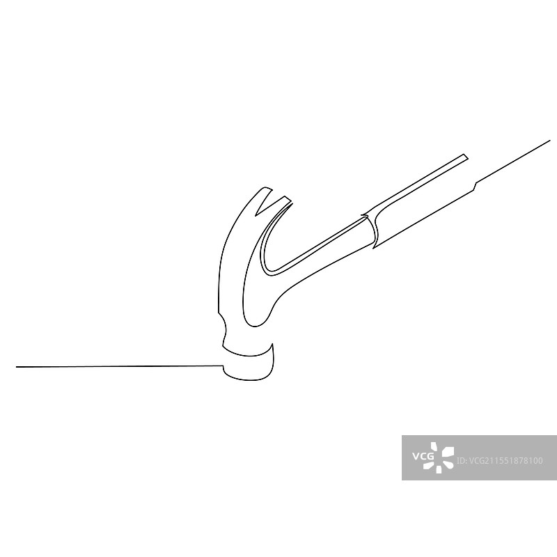 锤子，木工中用于钉入钉子的工具图片素材