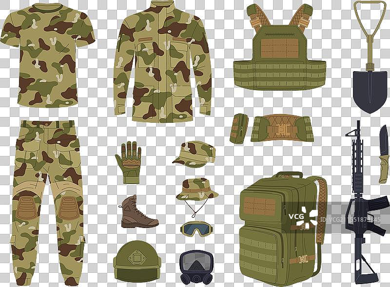 军人作战装备图片素材