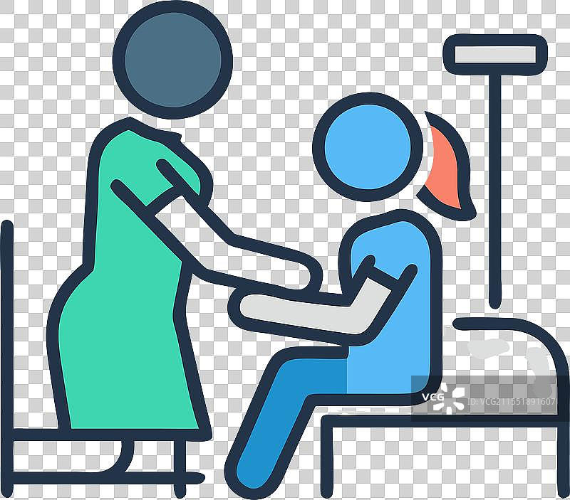 专业护理站图标，井然有序图片素材