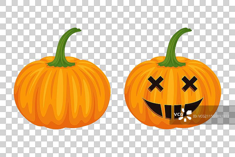 卡通南瓜雕刻系列图片素材
