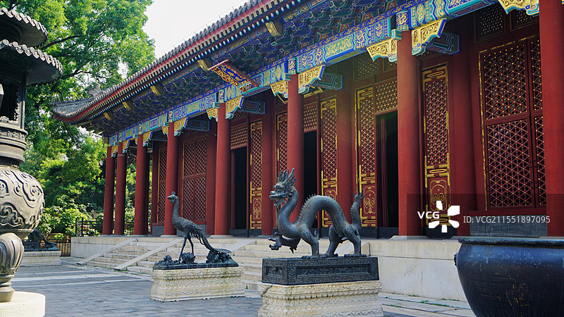 北京颐和园仁寿殿图片素材