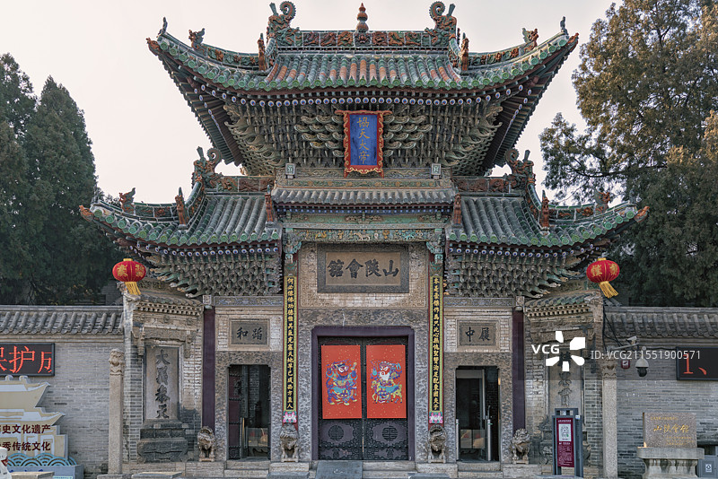 聊城山陕会馆图片素材