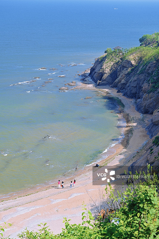 葫芦岛龙回头景区位于海边悬崖之上，这里景色优美，自然风光独特。图片素材
