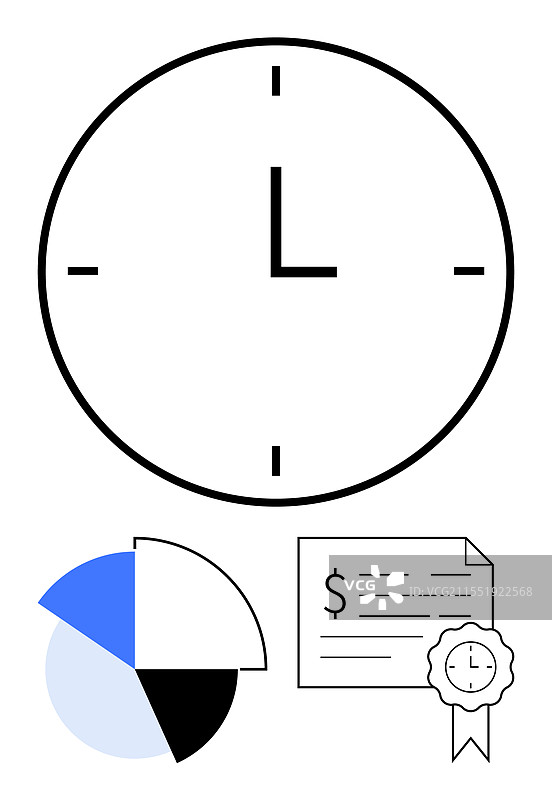 时间管理与财务成功的表现图片素材