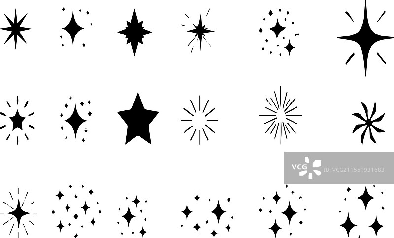 闪烁的星星图片素材