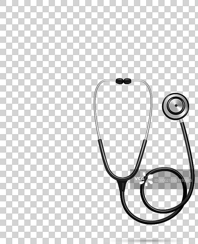 医疗图标听诊器图片素材