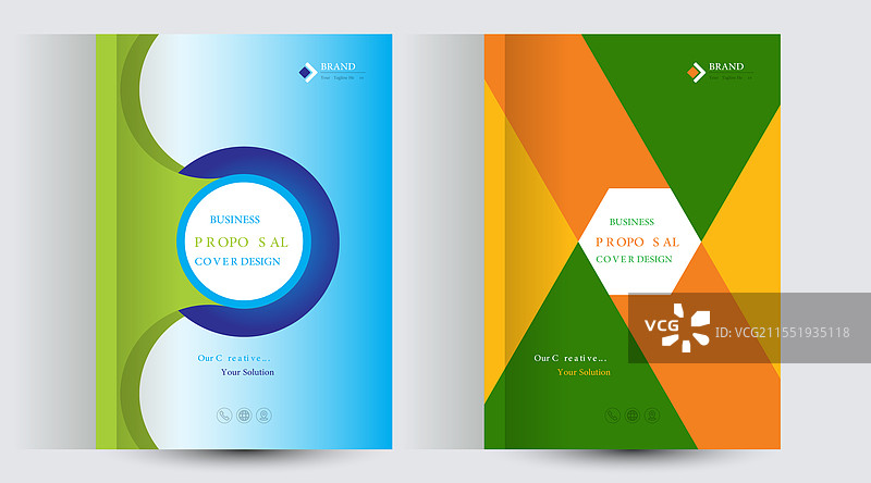 企业商务提案封面设计模板图片素材