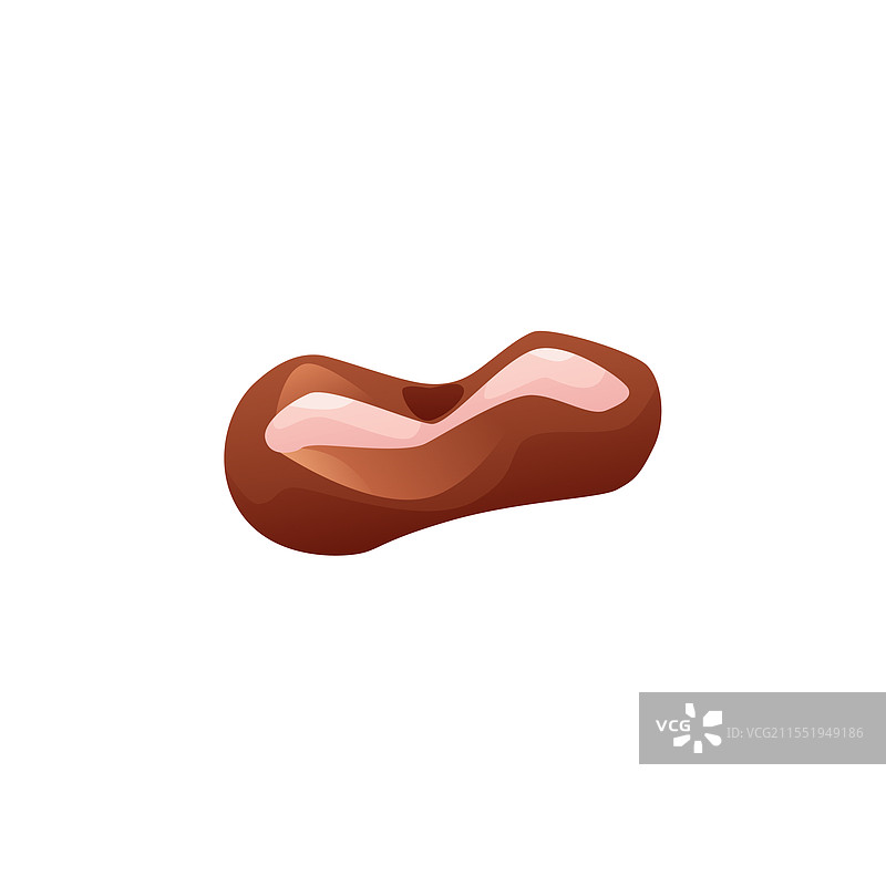 小巧的泡芙蛋糕，内填奶油甜馅图片素材