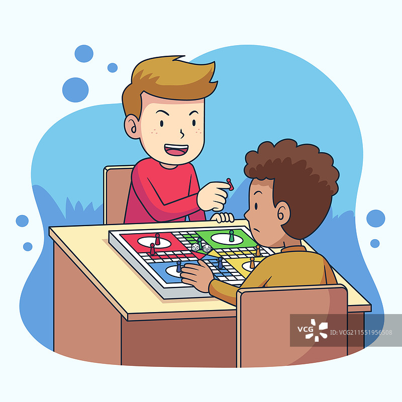 人们在玩飞行棋游戏图片素材