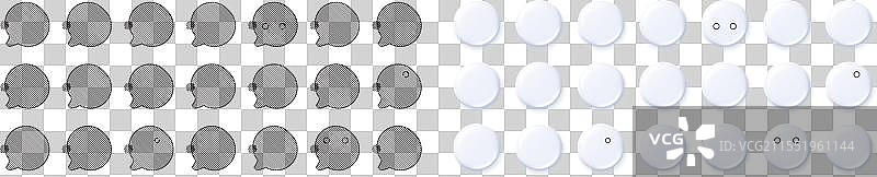 滚动更新的时间和修理工线条图标图片素材