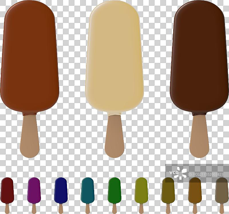 巧克力冰棍图片素材