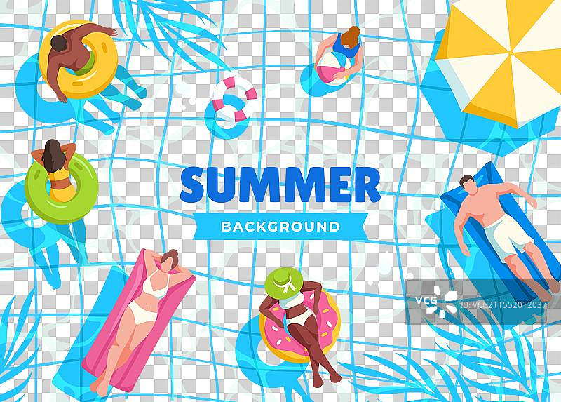 明亮的夏季背景图片素材