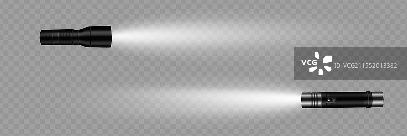 透明背景上的手电筒图片素材