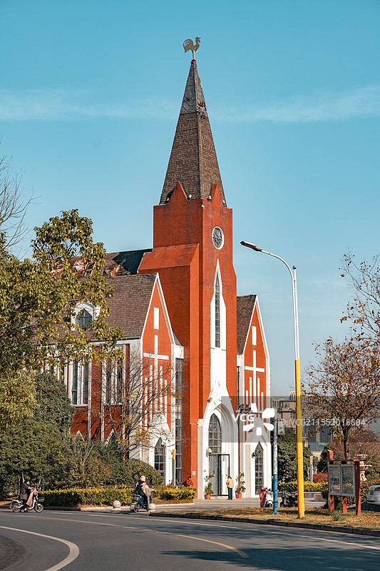 淮安白鹭湖婚礼教堂图片素材